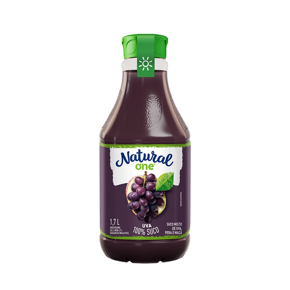 Suco Ambiente Natural One 1,7l Uva Pera E Maca