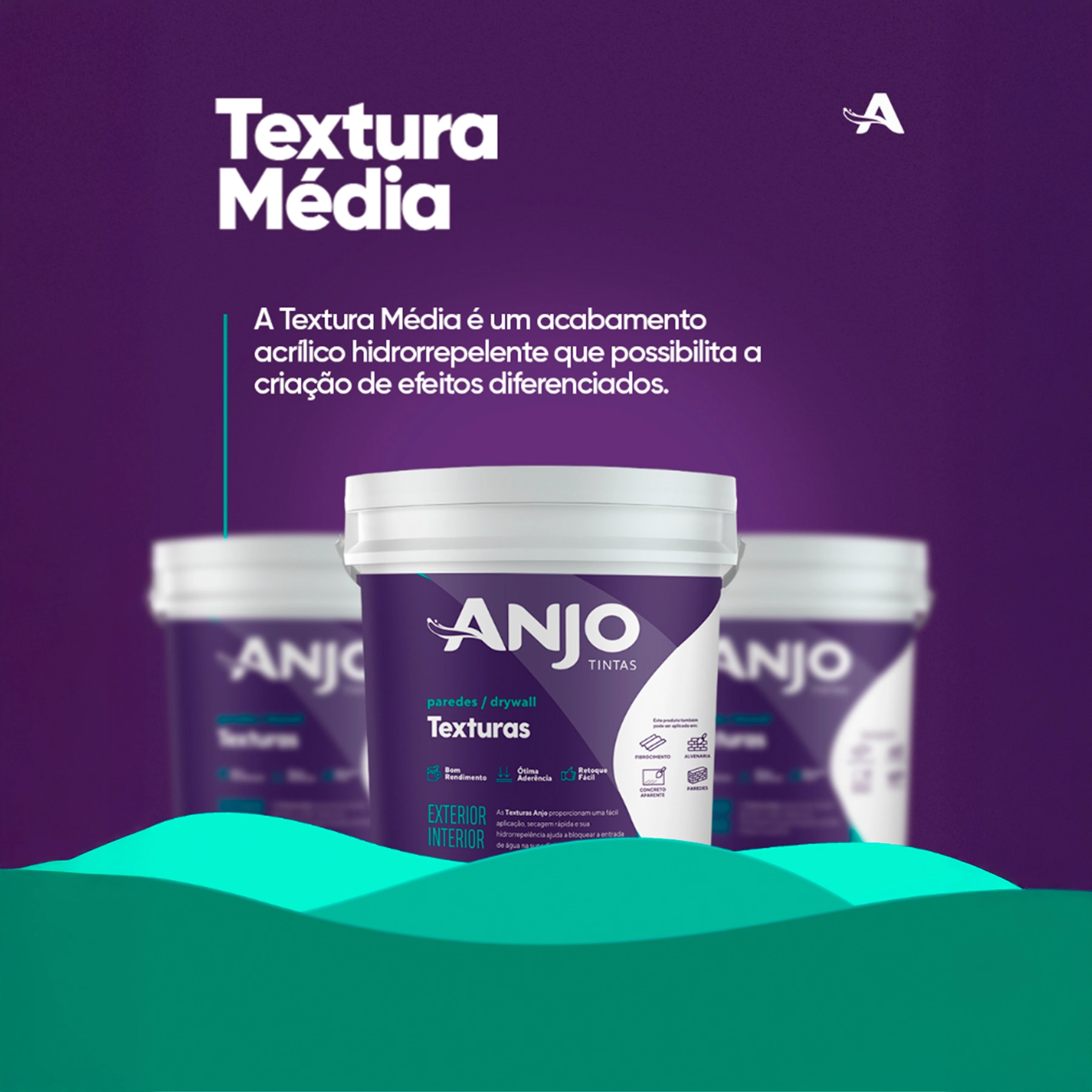 Textura Média Branca 23kg Anjo Tintas
