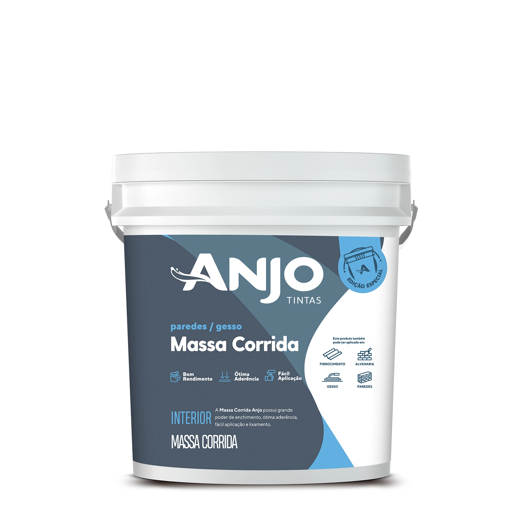 Massa Corrida Interior 23kg Anjo Tintas