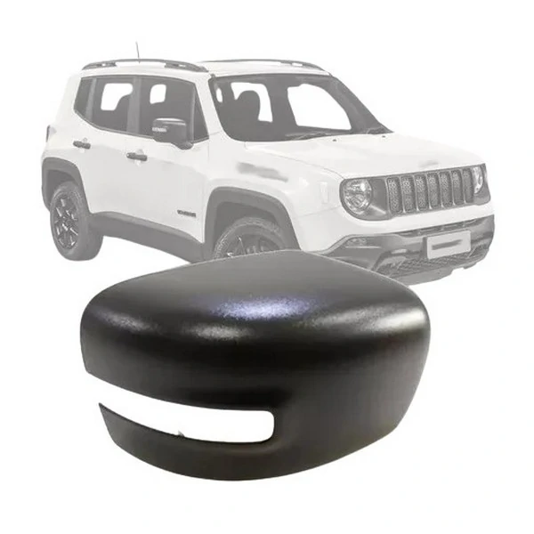 Capa do Retrovisor Externo JEEP RENEGADE Lado Direito Preto com Furo Pisca - AUTOMOTIVE IMPORTS BR999416