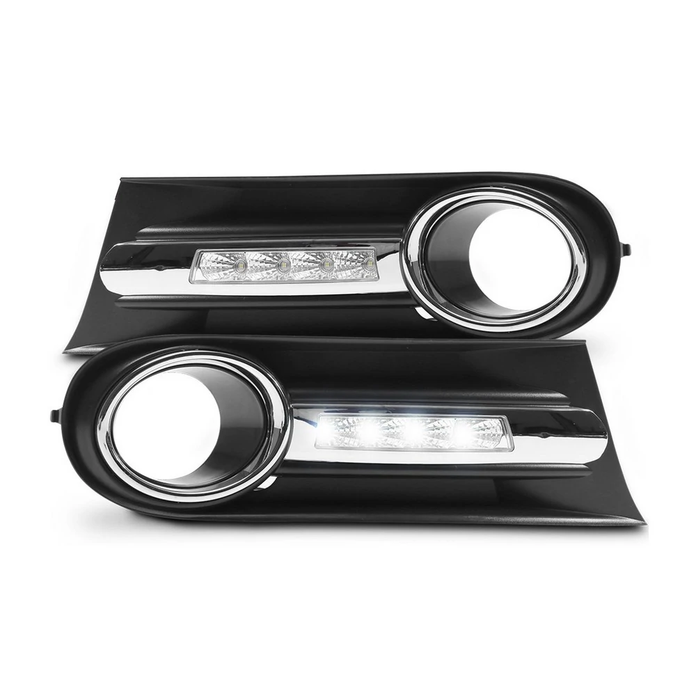 Moldura da Lanterna Diurna DLR (Par) VOLKSWAGEN GOL com Furo com Led - AUTOMOTIVE IMPORTS ZN5959026