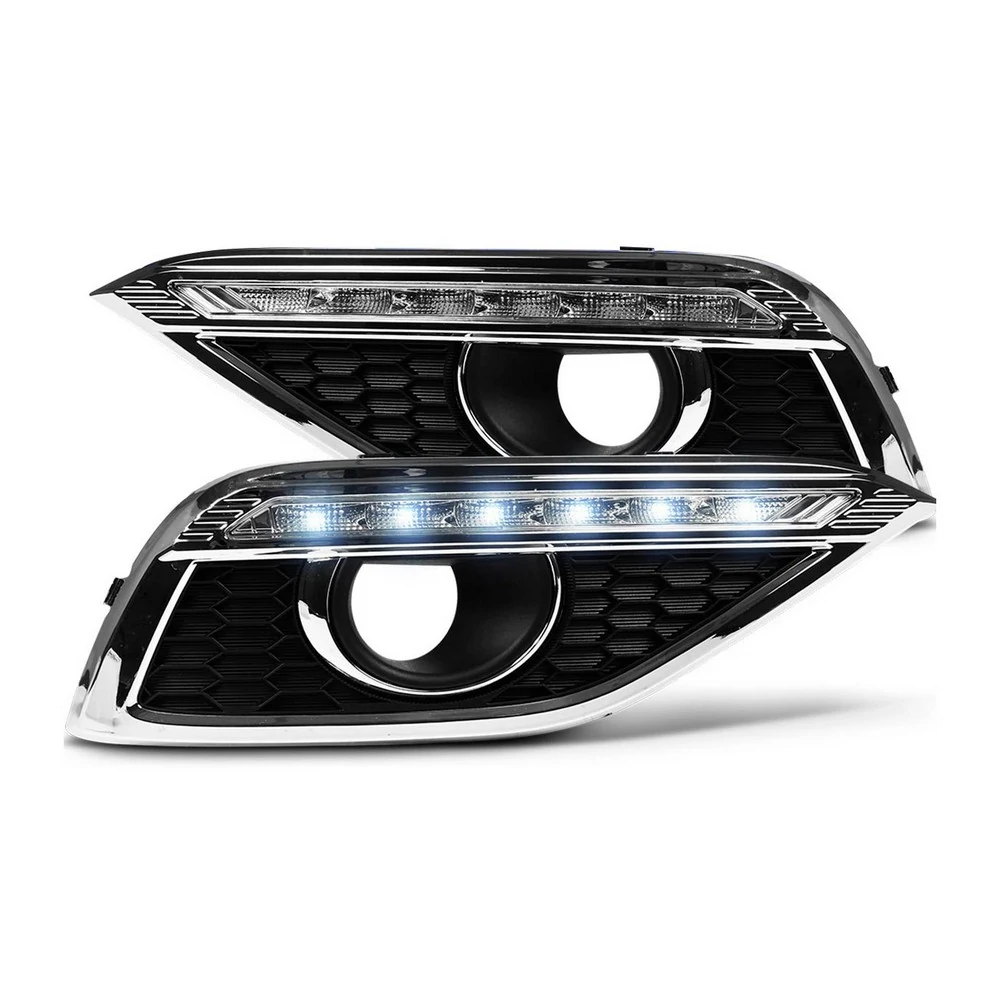 Moldura do Farol Auxiliar DLR (Par) HONDA CRV com Furo com Led - AUTOMOTIVE IMPORTS ZN5959036