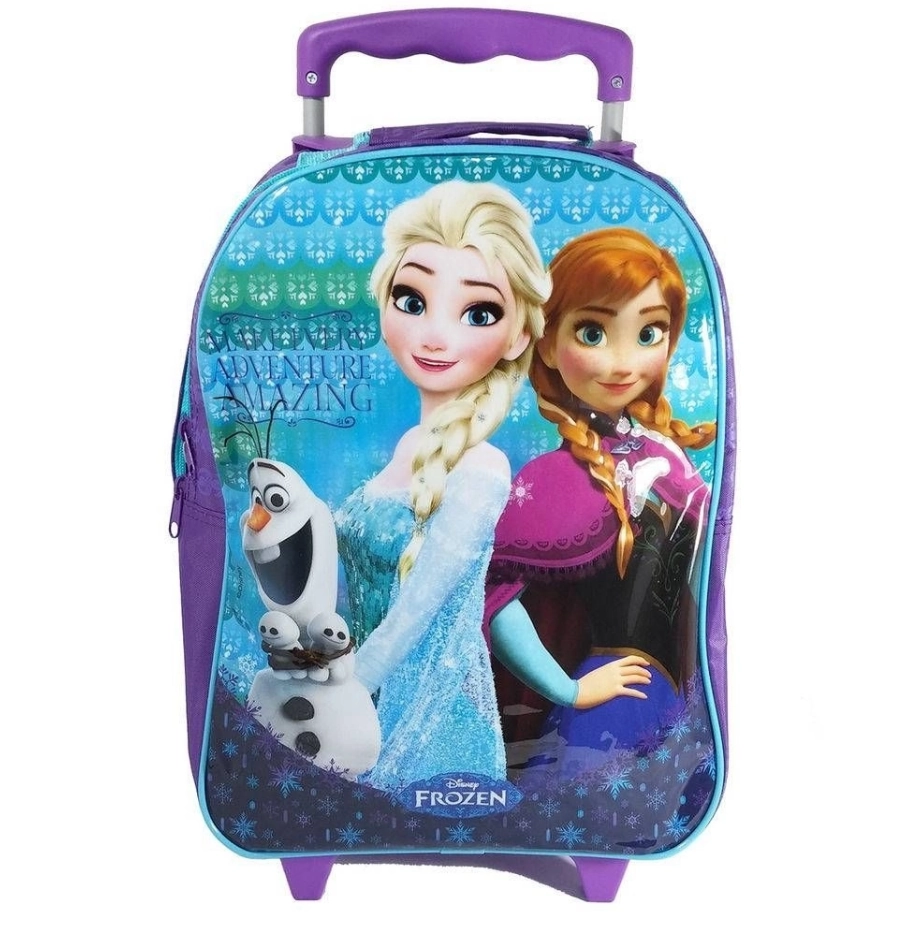 Mochila Disney C/rodinha Frozen Un