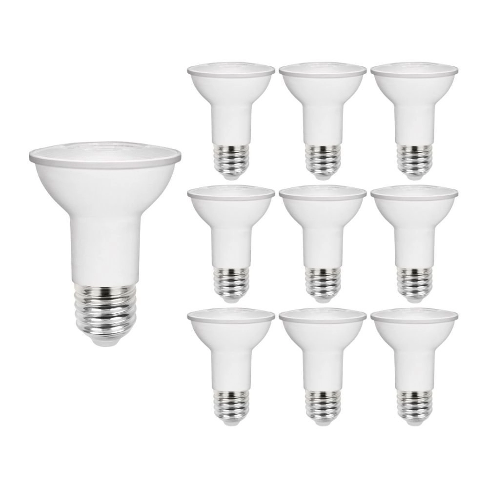 10 Lâmpadas Led Stella Par 20 Eco 5,5w E27 Bivolt 4000k Luz Neutra