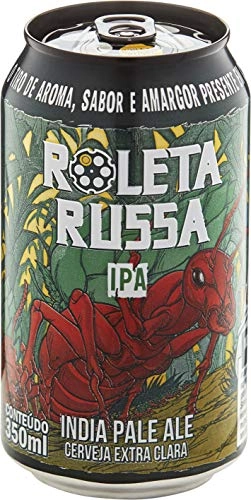 Cerveja artesanal Roleta Russa IPA Lata 350ml