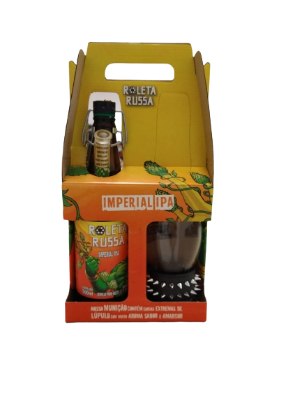Kit Cerveja Ipa 500ml 1 Copo