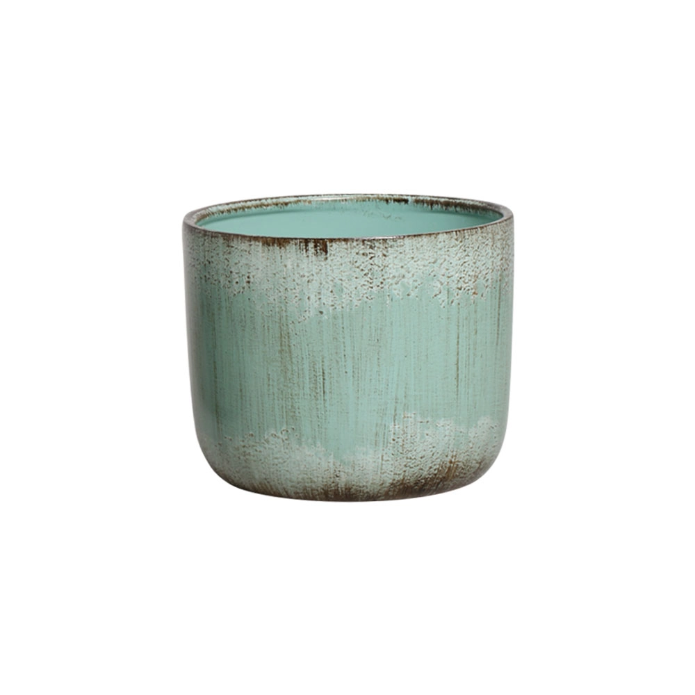Vaso Ceramica Vietna Verde Claro 6515 Burguina