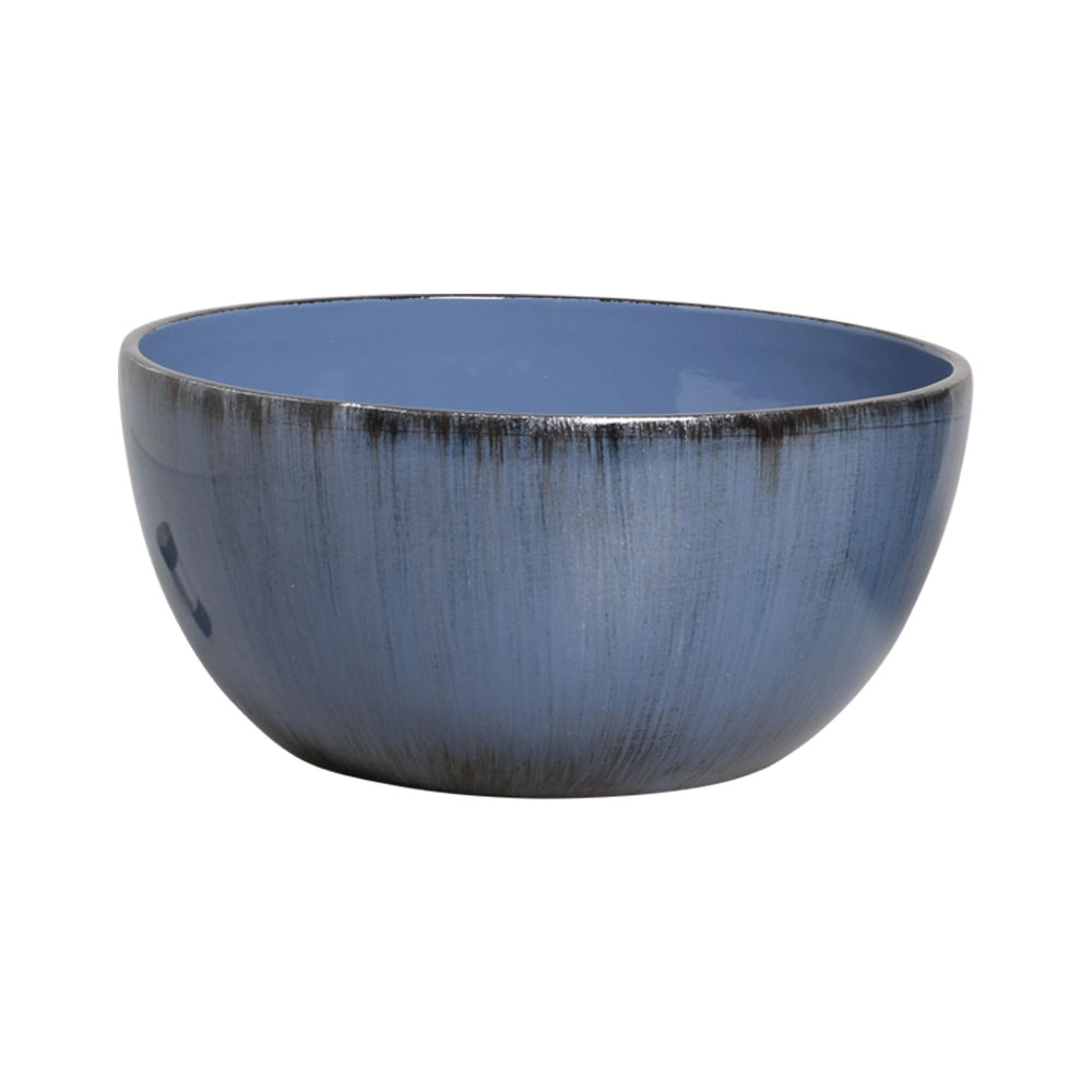 Vaso Bacia Ceramica Vietna Azul Celeste 6516 Burguina