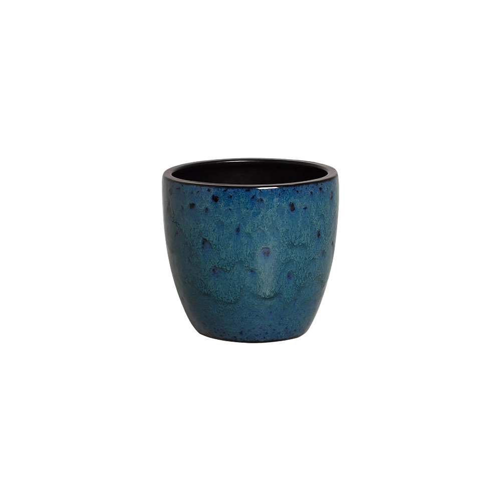 Vaso Orquidea M Esmaltado Az Preto Pt12