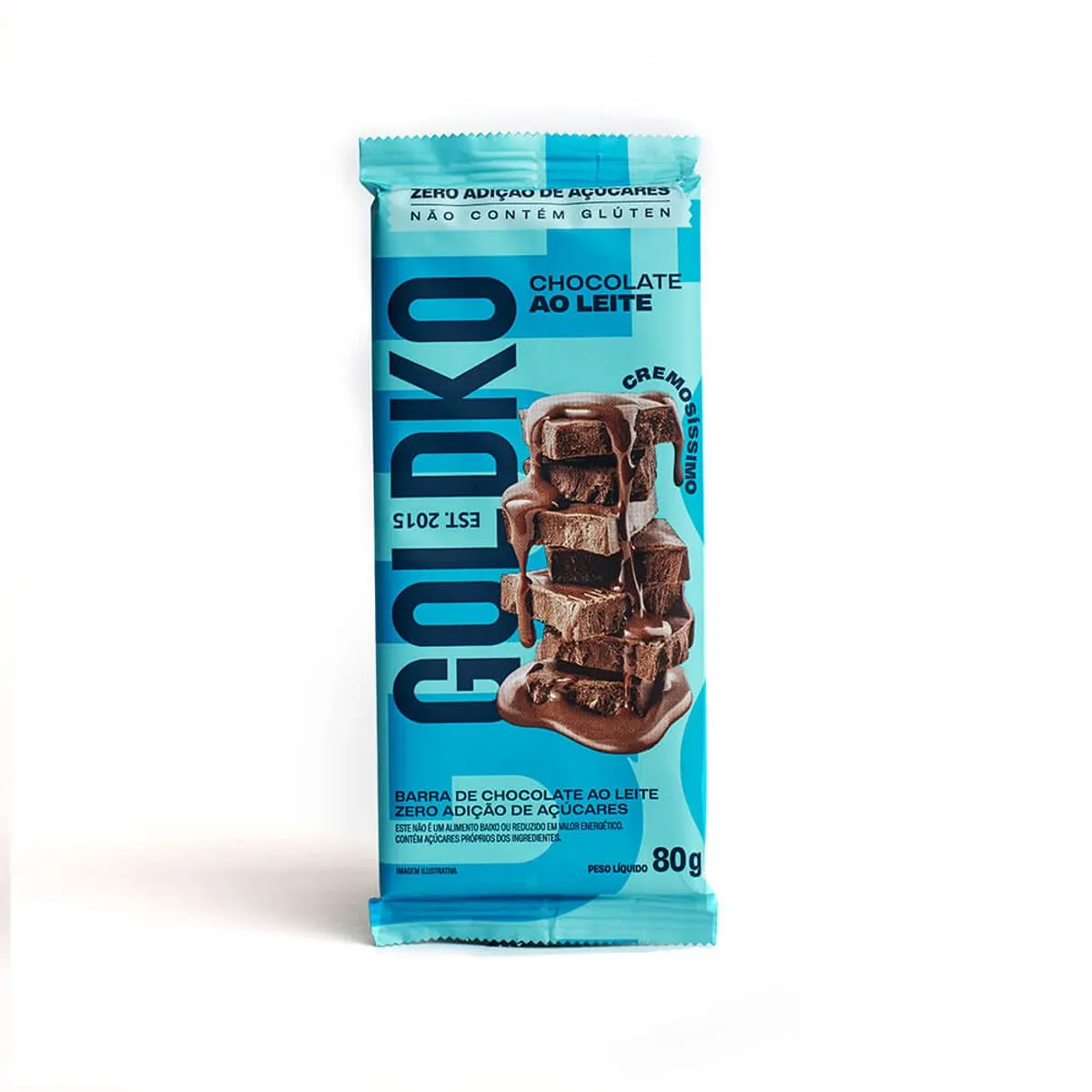 Chocolate Ao Leite Goldko Pacote 80g