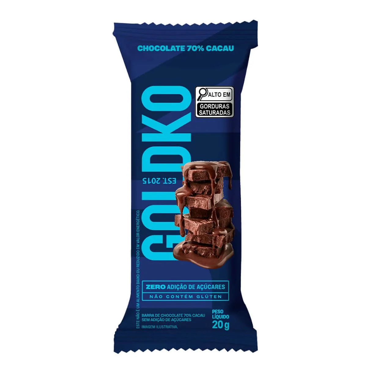 Choc 70 Cacau Gold Ko 20g