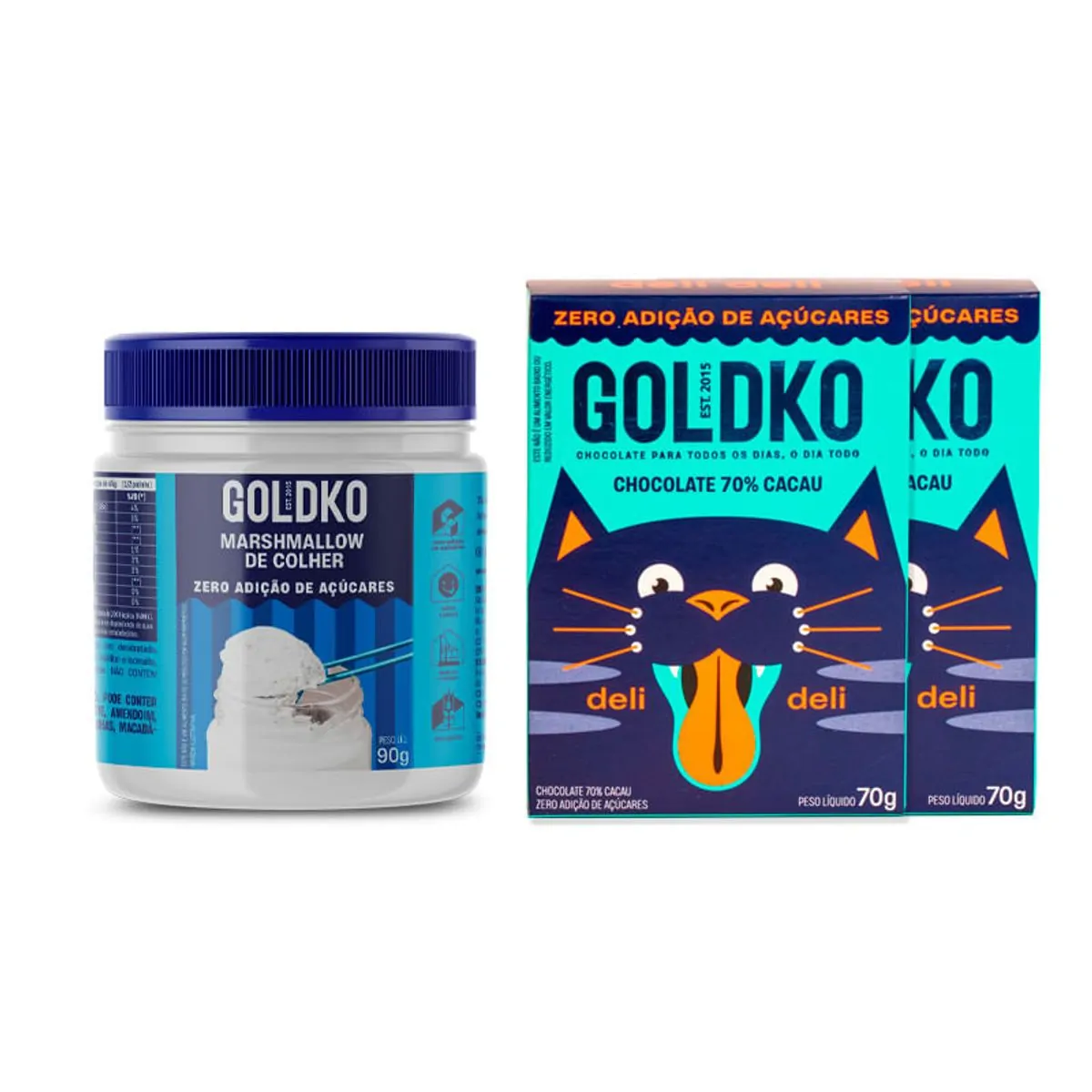 Barra De Chocolate / 10un 20g Com Crispy De Quinoa / Goldko / Barrinhas Snacks