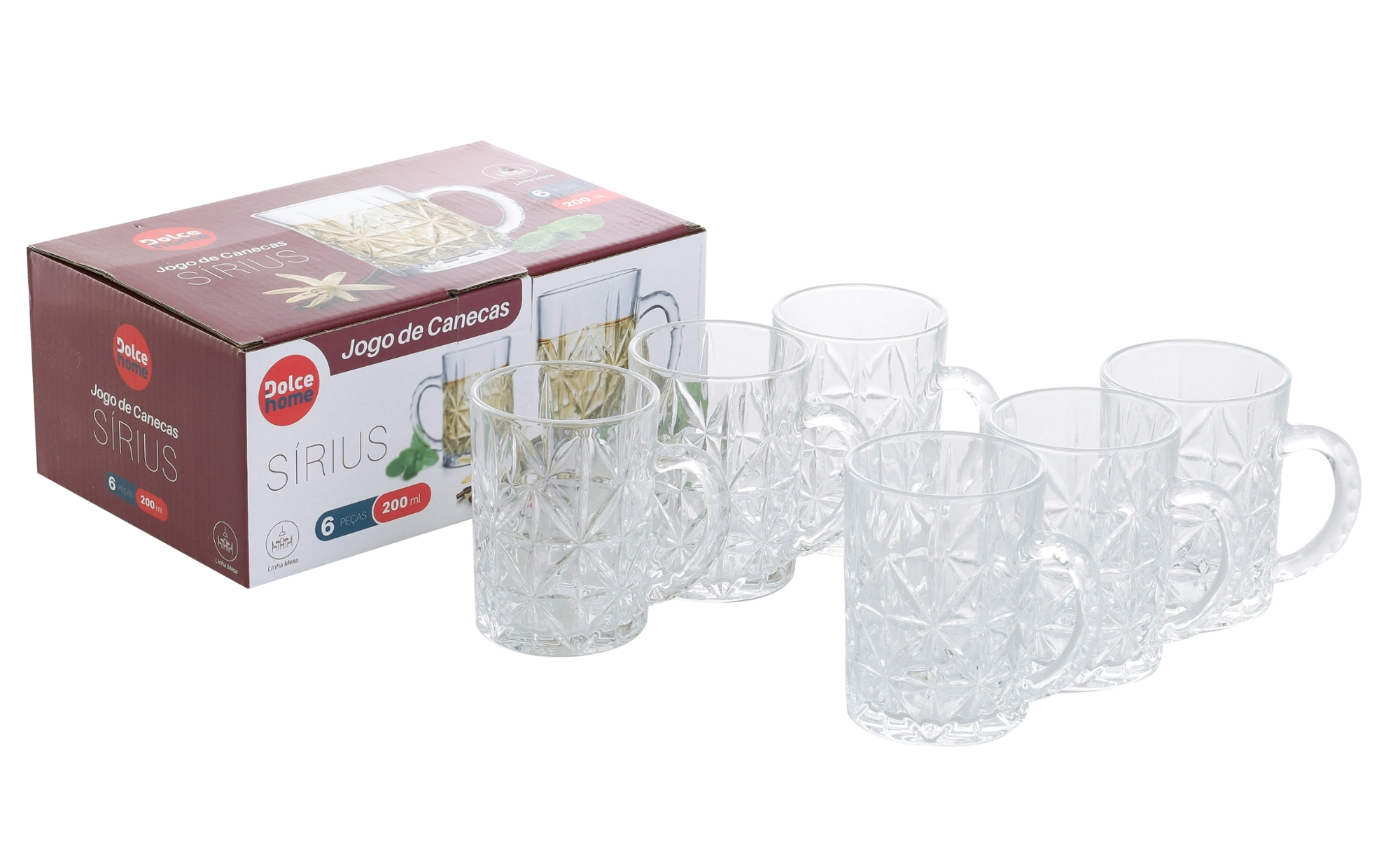 Jg Canaca Dolce Home 200ml Sirius C/ 6 Pcs