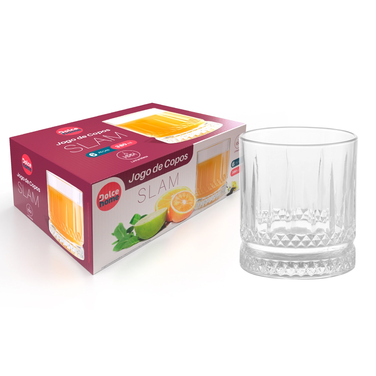 Jg Copo Dolce Home 380ml Whisky C/ 6 Un