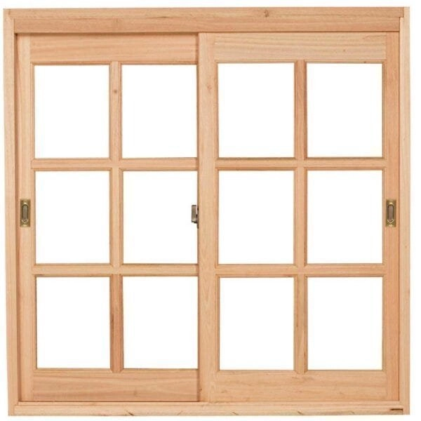 Janela De Correr Quadriculada Je221 120cm X 120cm Esel