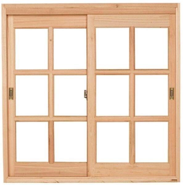 Janela De Correr Quadriculada Je221 100cm X 150cm Esel