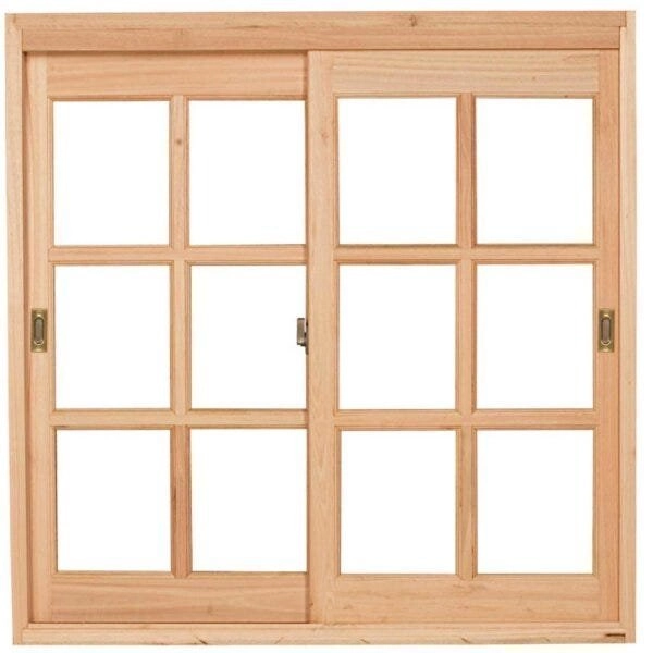 Janela De Correr Quadriculada Je221 100cm X 160cm Esel