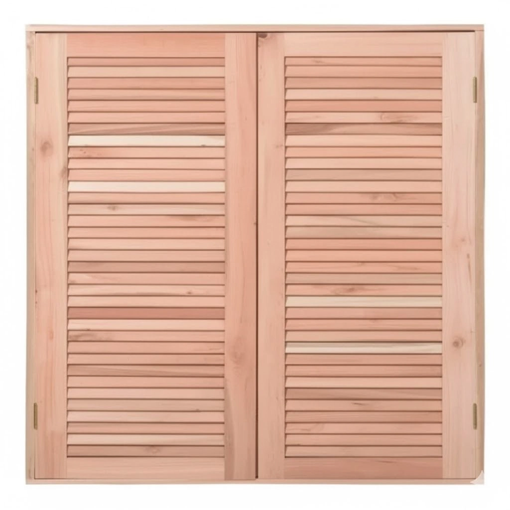 Janela Guilhotina 2 Folhas Eucalipto Natural 100x100x12cm Pop