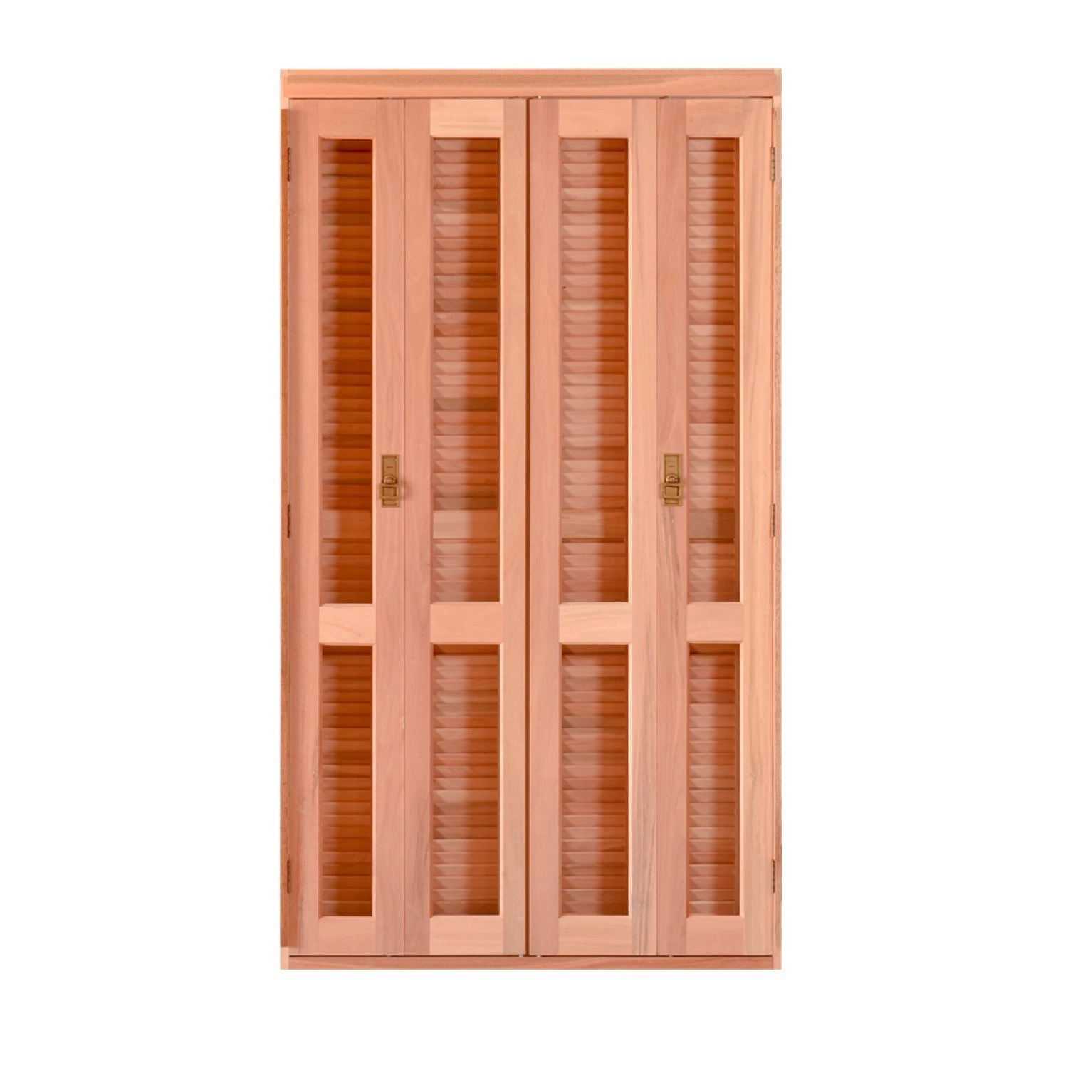 Porta De Madeira Veneziana 216cmx120cmx14cm Pe541 Esel Natural