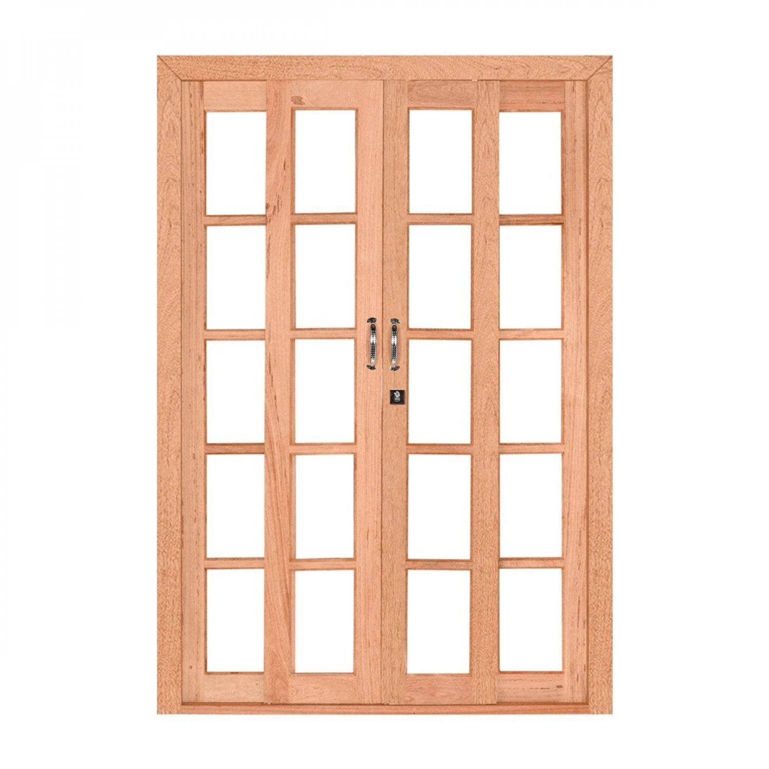 Porta De Correr De Madeira 216cmx160cmx12cm Pe631 Esel Natural