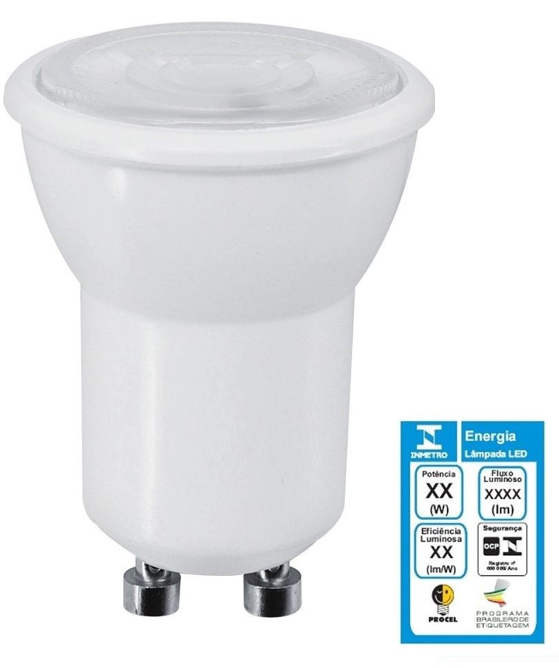 Lâmpada Mini Dicroica 4w 6000k - Galaxy