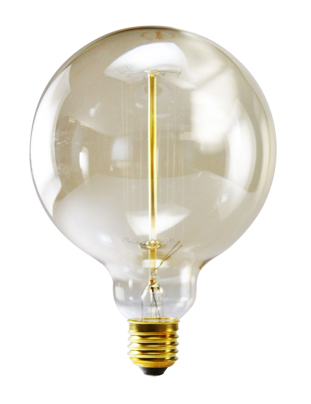 Lâmpada Filamento De Carbono Globo G125 E27 40w 2400k 127v Dimerizável