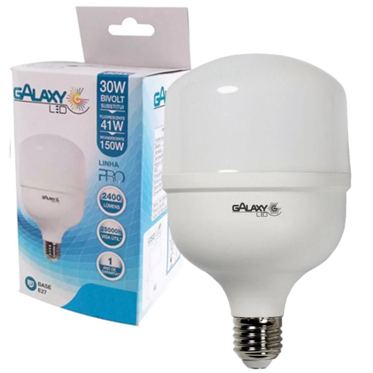 Lampada Led Bulbo 30w Branco Neutro 4000k Alta Potencia