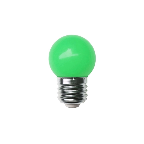 Lâmpada Bolinha Decorativa Verde G45 E27 Led 3w 127v