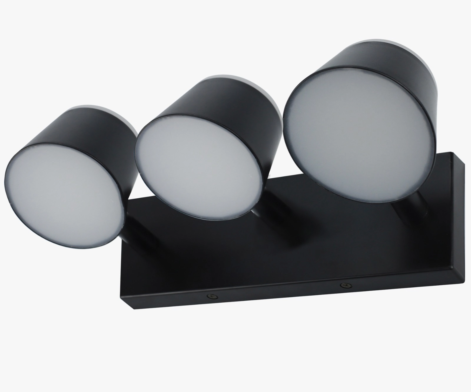 Arandela Andy Redonda Preto 31cm Led 21w 3000k Bivolt