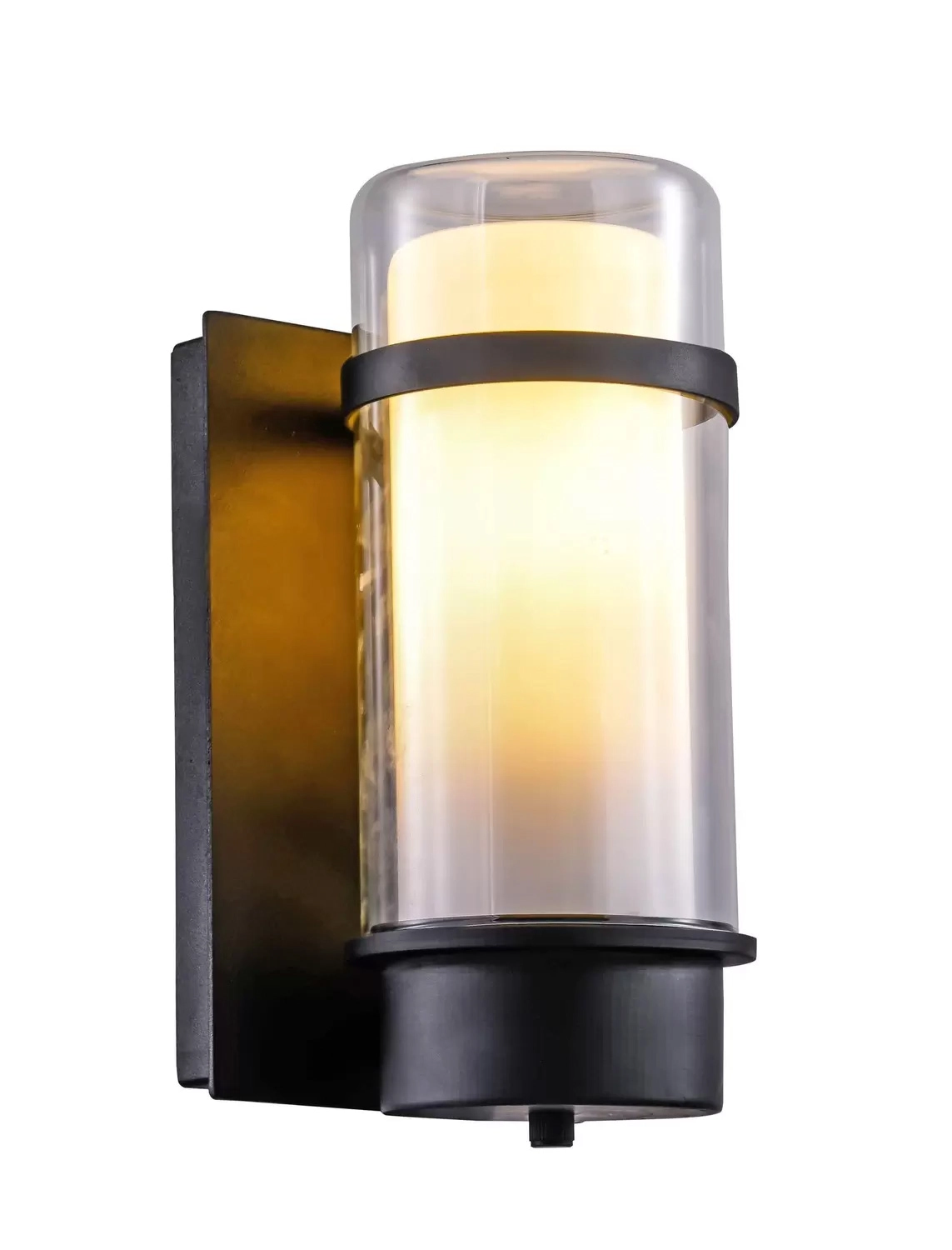 Arandela Colonial Imperial Preto 25cm 1e27 Ip20