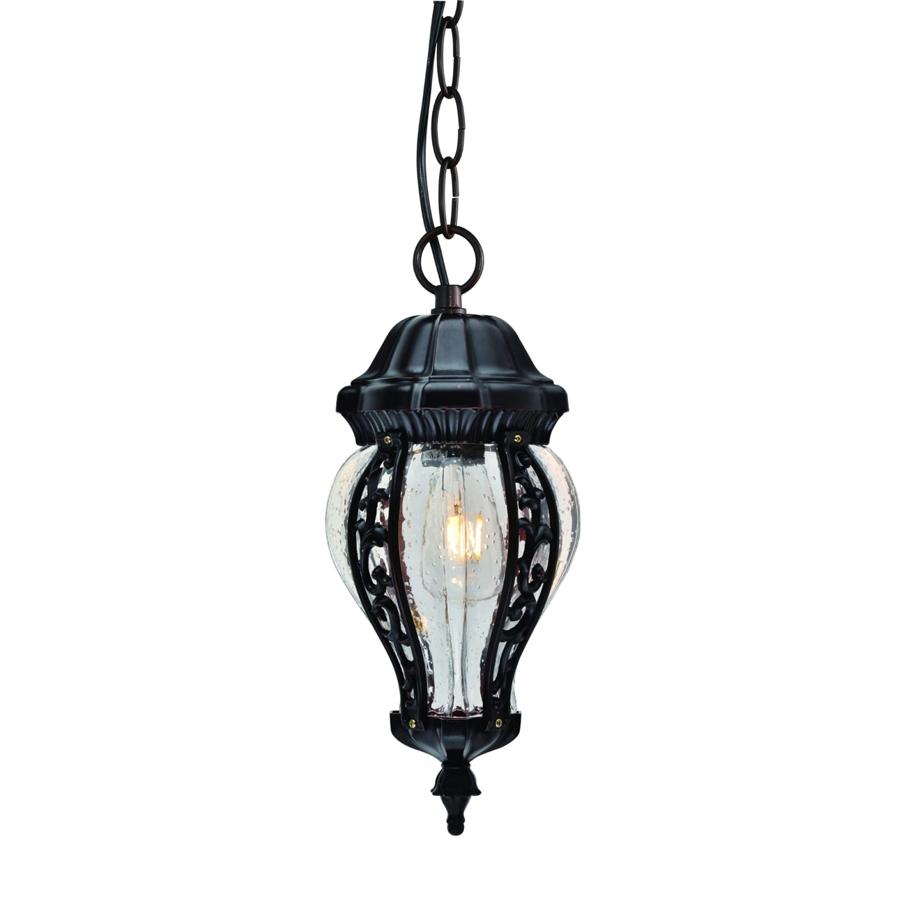 Pendente Colonial Amelia Bronze 40cm 1e27