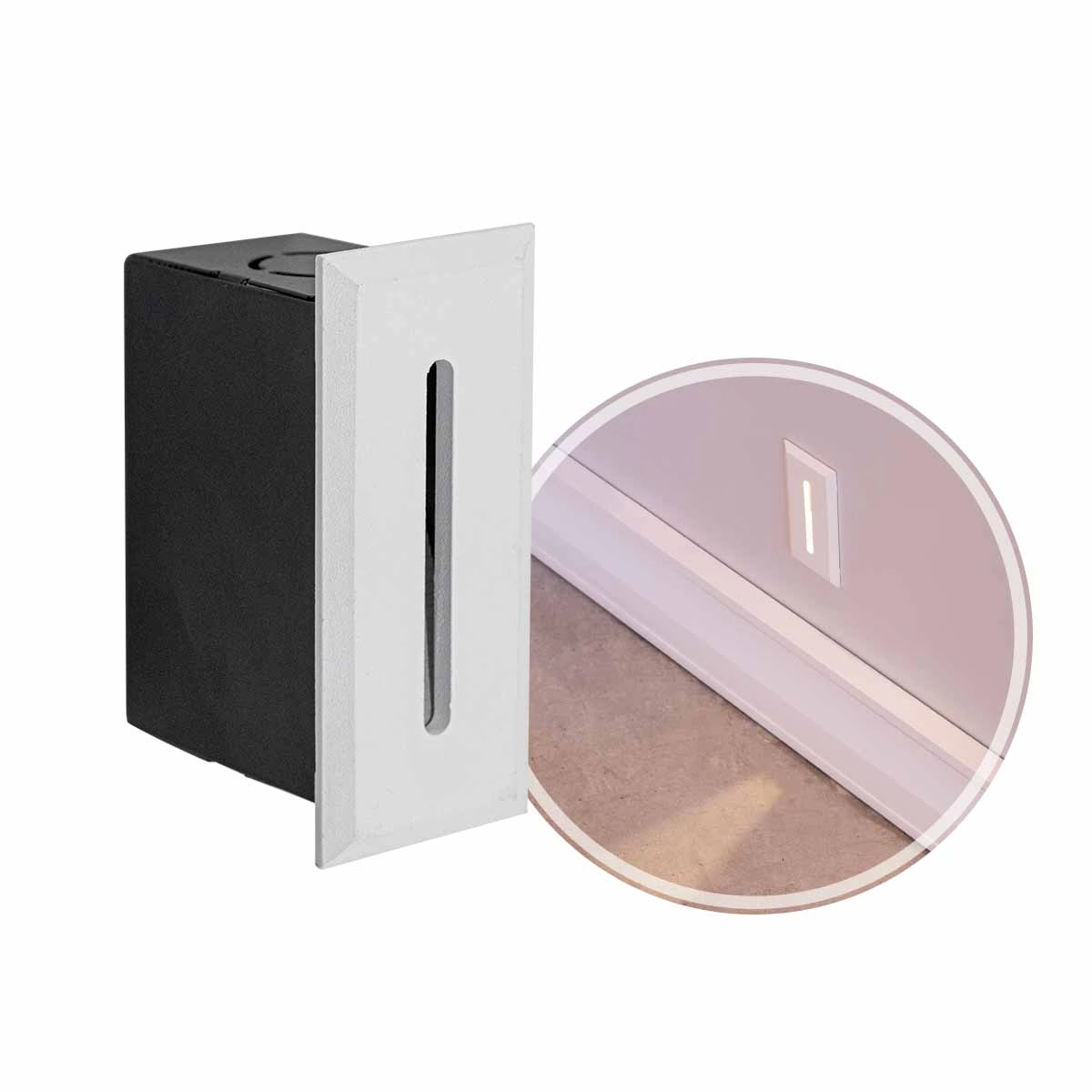 Balizador Ascoli Facho 30° Led 3w Luz Quente Externo Galaxy 9621 St3039