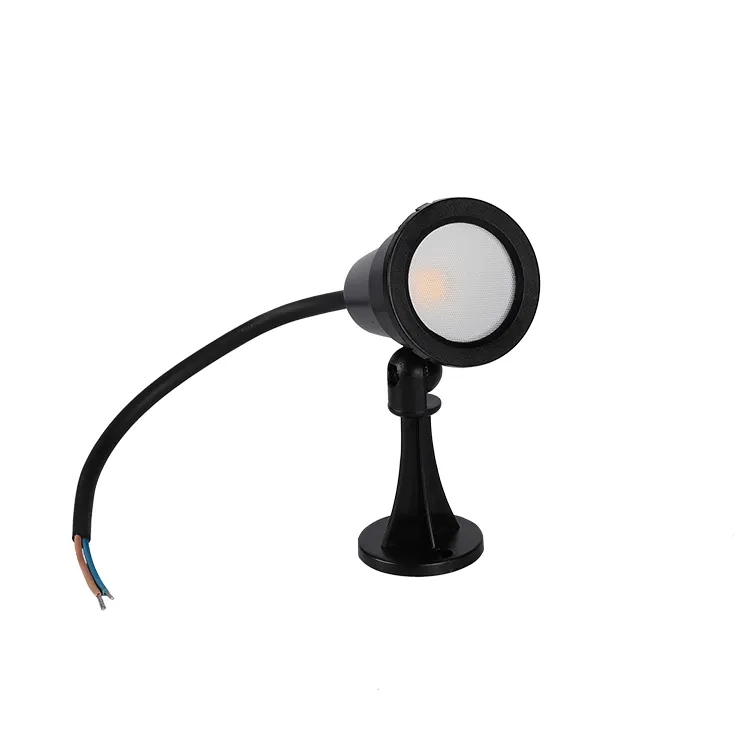 Spot De Jardim Refletor Led Luz Verde Sobrepor 5w Prova D agua Ip65 Com Base