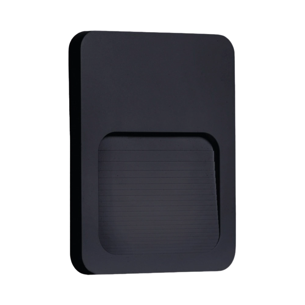 Balizador Anton Preto Led 2w 3000k Bivolt Ip65