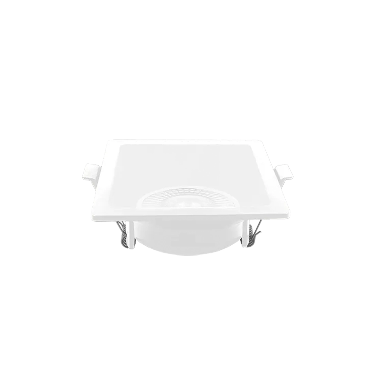 Spot De Embutir Quadrado Recuado Branco 9cm Led 5w 4000k Bivolt