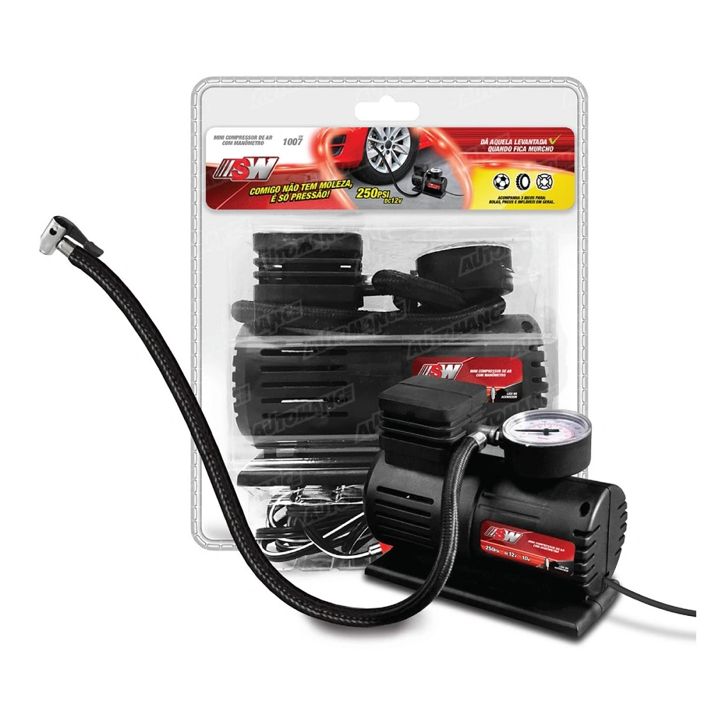 Mini Compressor de Ar 12V30W - SW SW1007