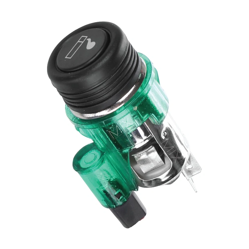Acendedor de Cigarro Universal Verde 12V - SW MIX1010