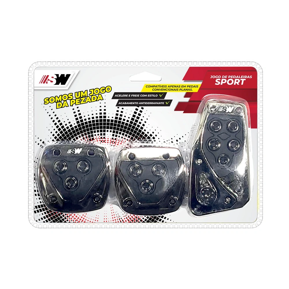 Capa de Pedal Esportivo Boss Preta - SW SW1053