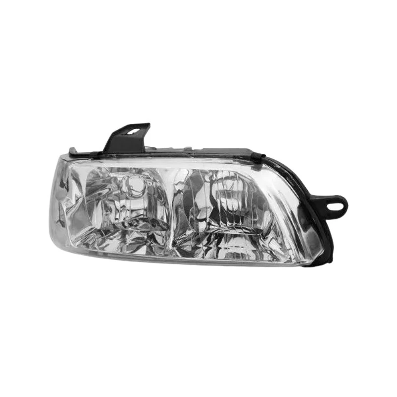Farol Principal Lado Direito Carcaça Preta Máscara Cromada - RTECH RTC1556