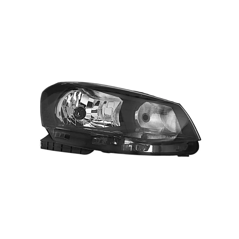 Farol Principal Lado Direito Máscara Negra Monorefletor - RTECH RTC1565