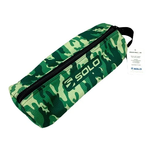 Bolsa Multiuso Torpedo Camuflada Verde - SOLOCAR SL2120011