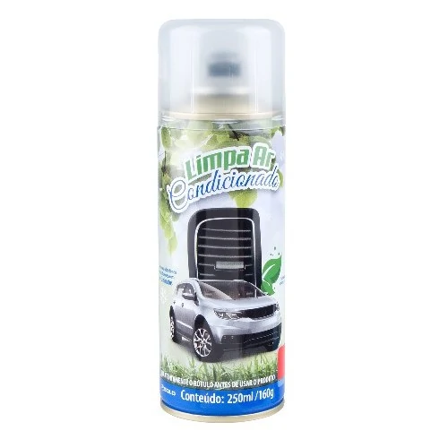 Higienizador de Ar-condicionado Aroma Carro Novo 250ml - SOLOCAR SL745043