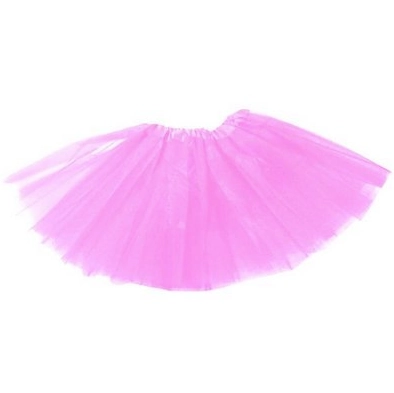 Saia Tule Rosa 40cm Ponto Das Festas