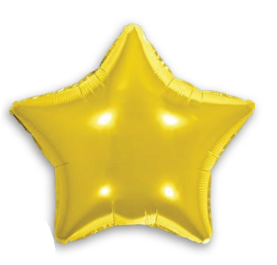 Br Festas Balao Estrela Dourado