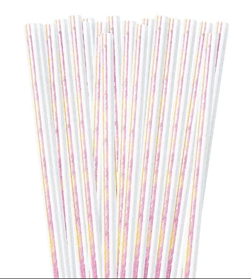Canudo Pp Metal. Furta Cor Branco 20un F