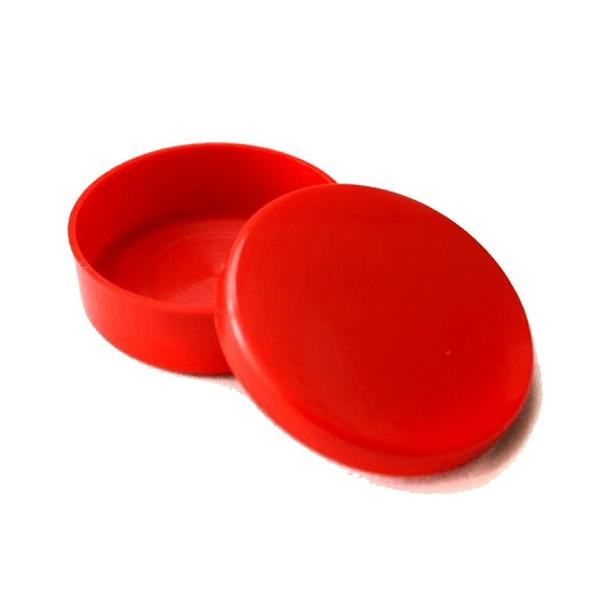 Latinha Peq Plastica Vermelho Pct C 10und