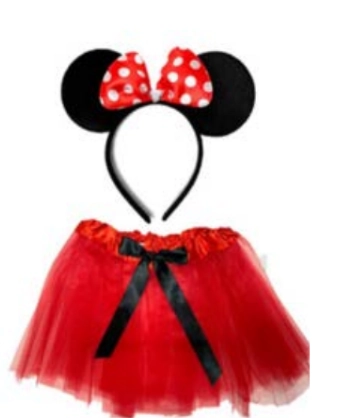 Kit Fantasia Minnie Saia Tutu E Tiara Pf40069 1un