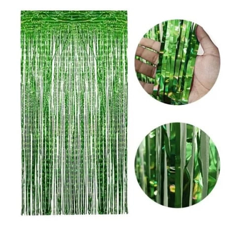 Cortina Fox Imp Metalizada Verde Claro 1x2m Pf1601vc