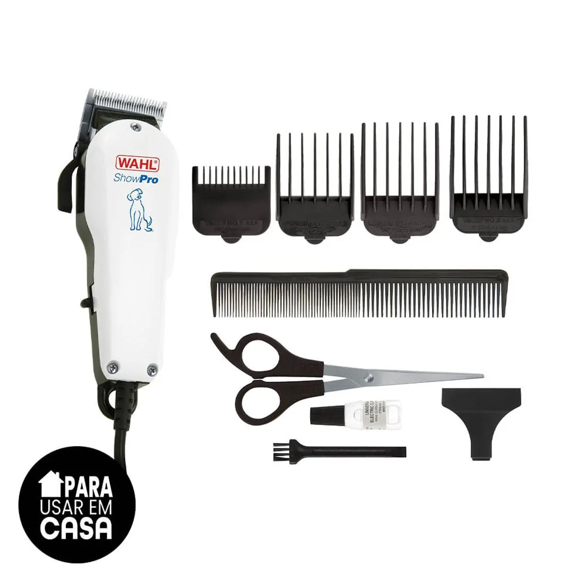 Máquina De Tosa Pet Wahl Show Pro, Branco - 220V