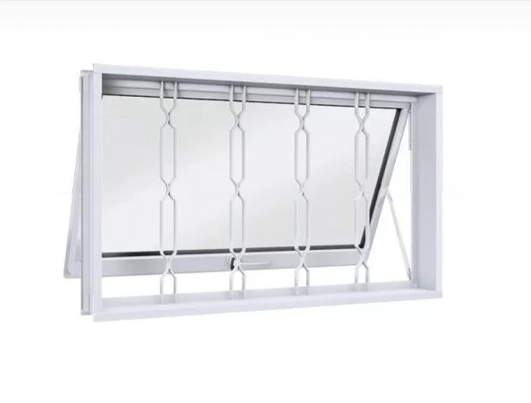 Maxim Ar Em Aço Galvanizado Gold Com Grade Elo Branca - 60x80